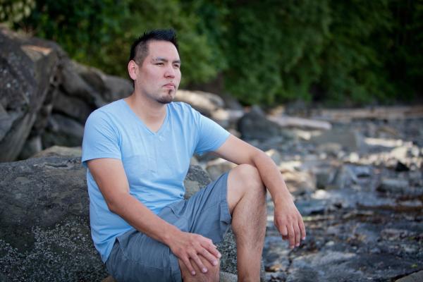 A Community Health Promotion for Aboriginal Communities Student enjoying nature