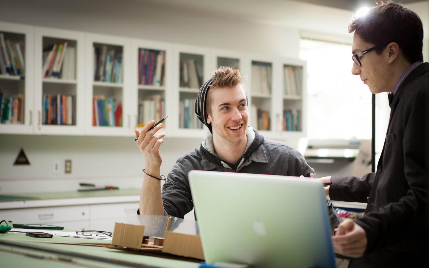 Students of VIU's Art and Design programs talking about General Admission Requirements of the Art Degree programs