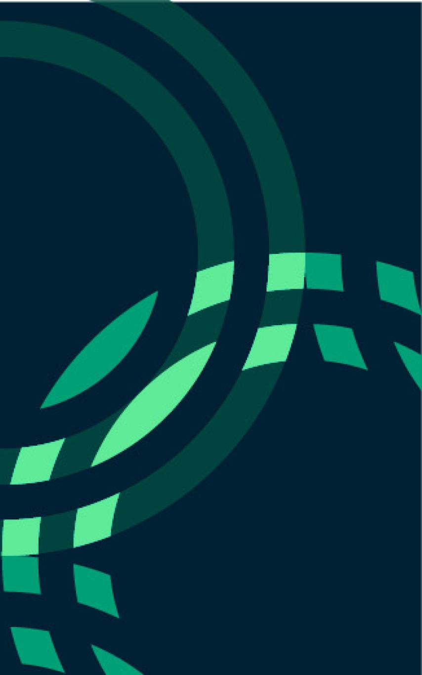 Dark blue background with green ripple pattern